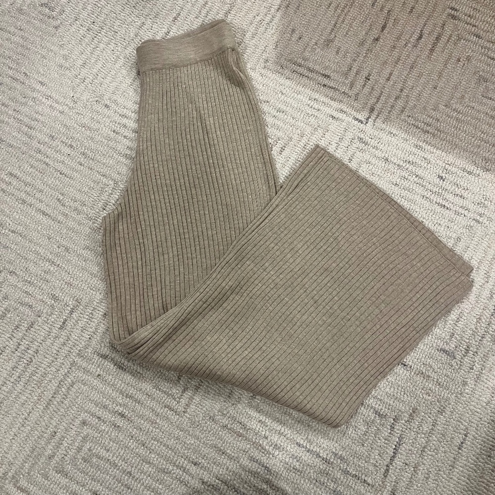 Most Comfy, High Rise, "The Drop" Women's Catalina Pull-On Rib Sweater Pant